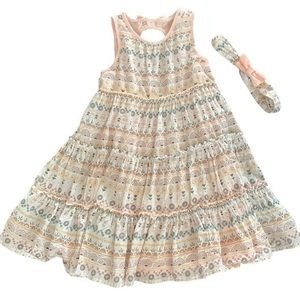 Rachel Zoe 5T dress and matching headband